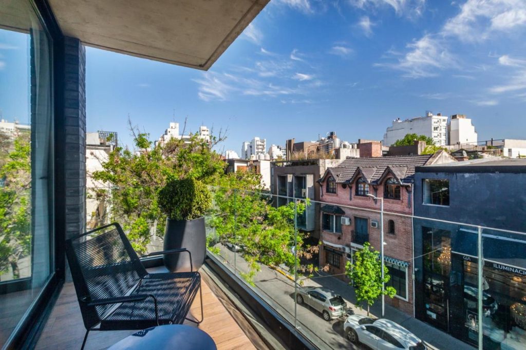 Terraza del hotel Live Soho