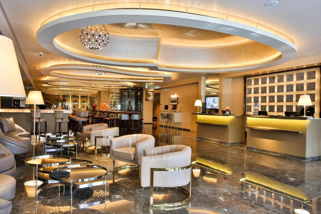 recepción del hotel Palladio