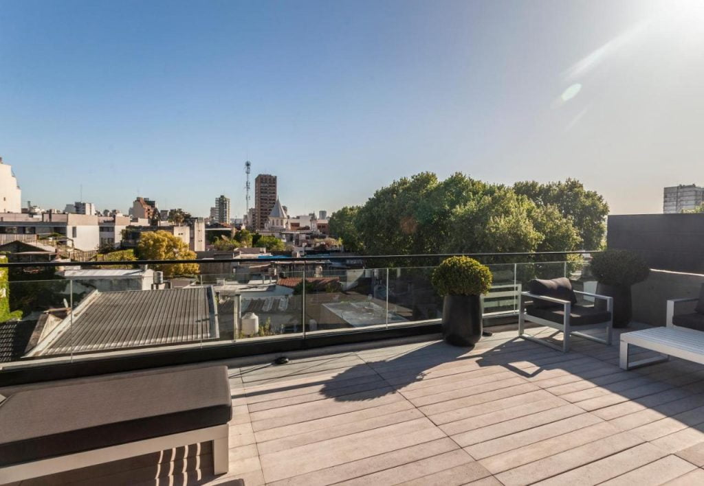 terraza del hotel Live Soho