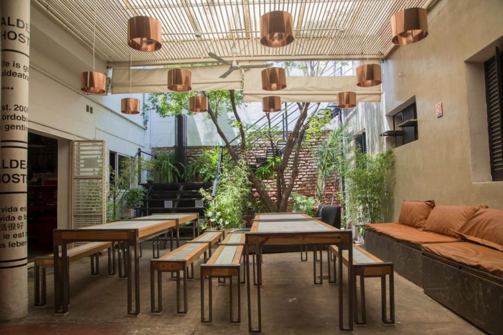 zona comun Aldea Hostel
